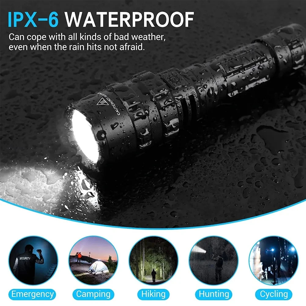 Waterproof Torch Lamp Professional Shooting Night