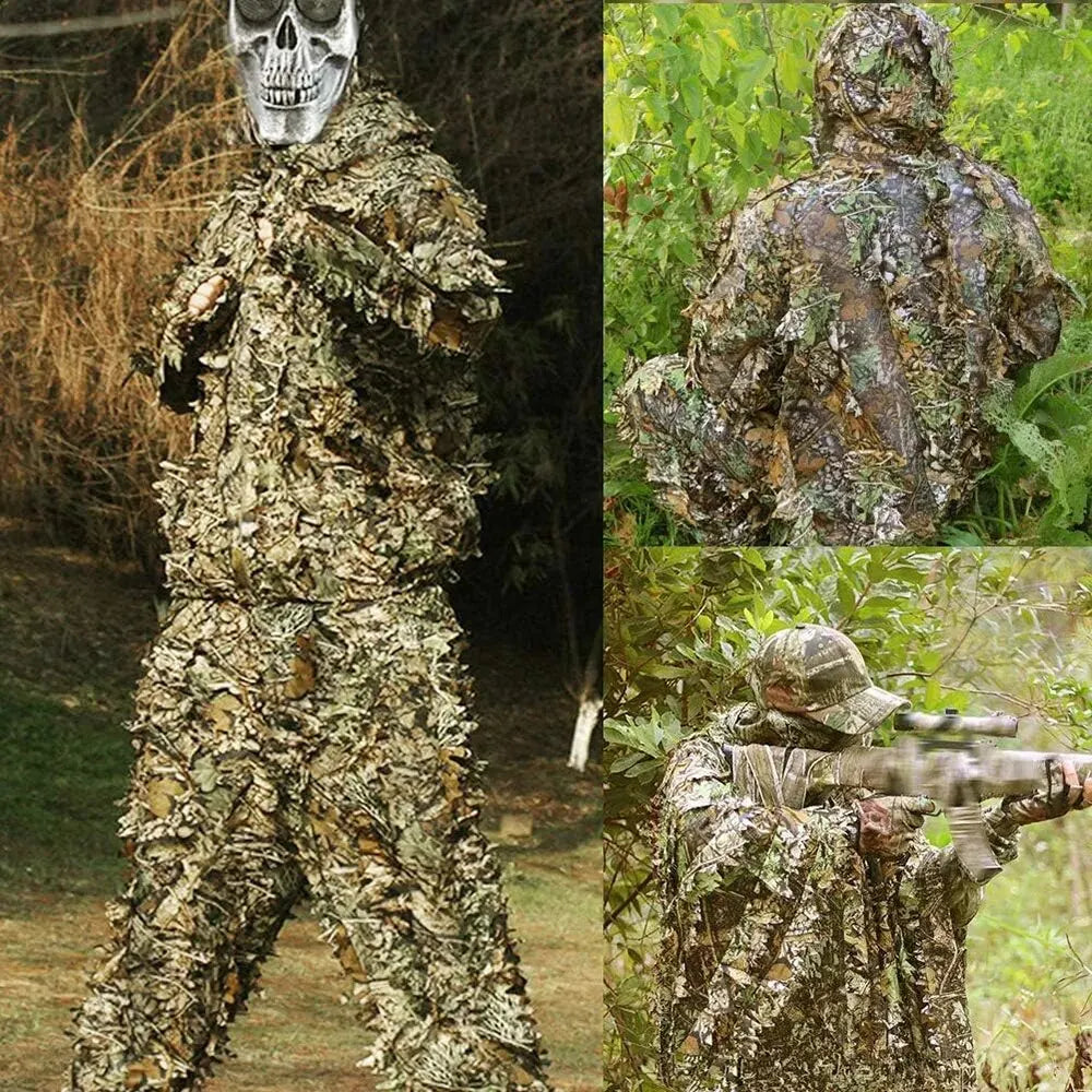 Camouflage Hunting Clothing CS Shooting Suit Tactical Military Combat Clothes Set